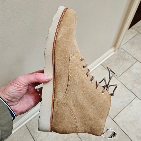 EUC Blackstone Men\'s OM-53 Suede Boots. Taupe, Sz US 13 / EU 47